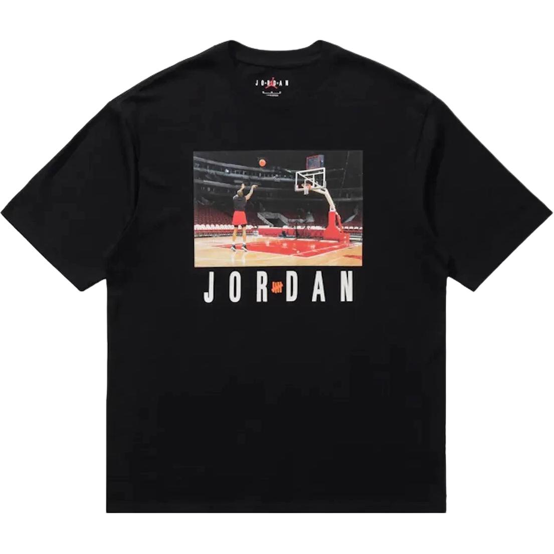 

Черная мужская уличная футболка Jordan x Undefeated Free Throw DX6029-010 XXL