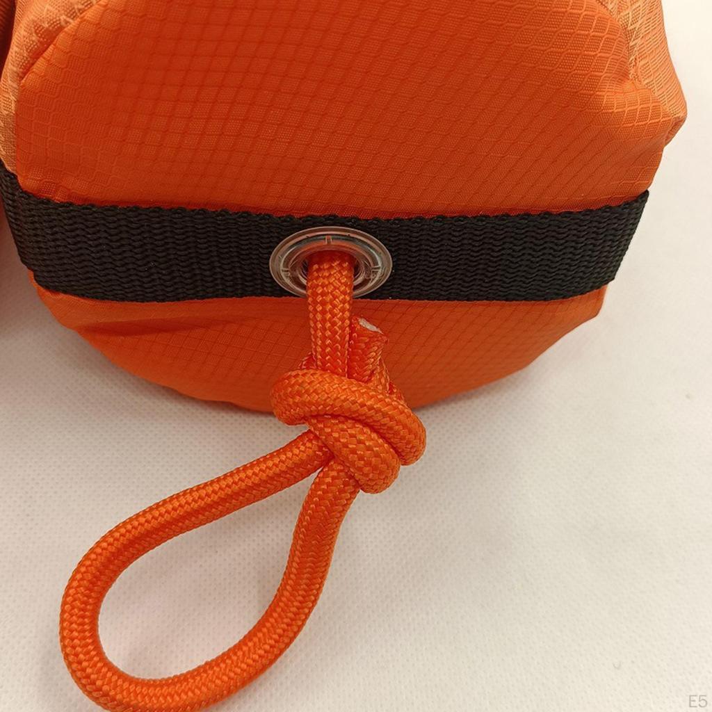 Throwable Rope Throw Bag High Visibility Portable for Swimming Rafting Kayak