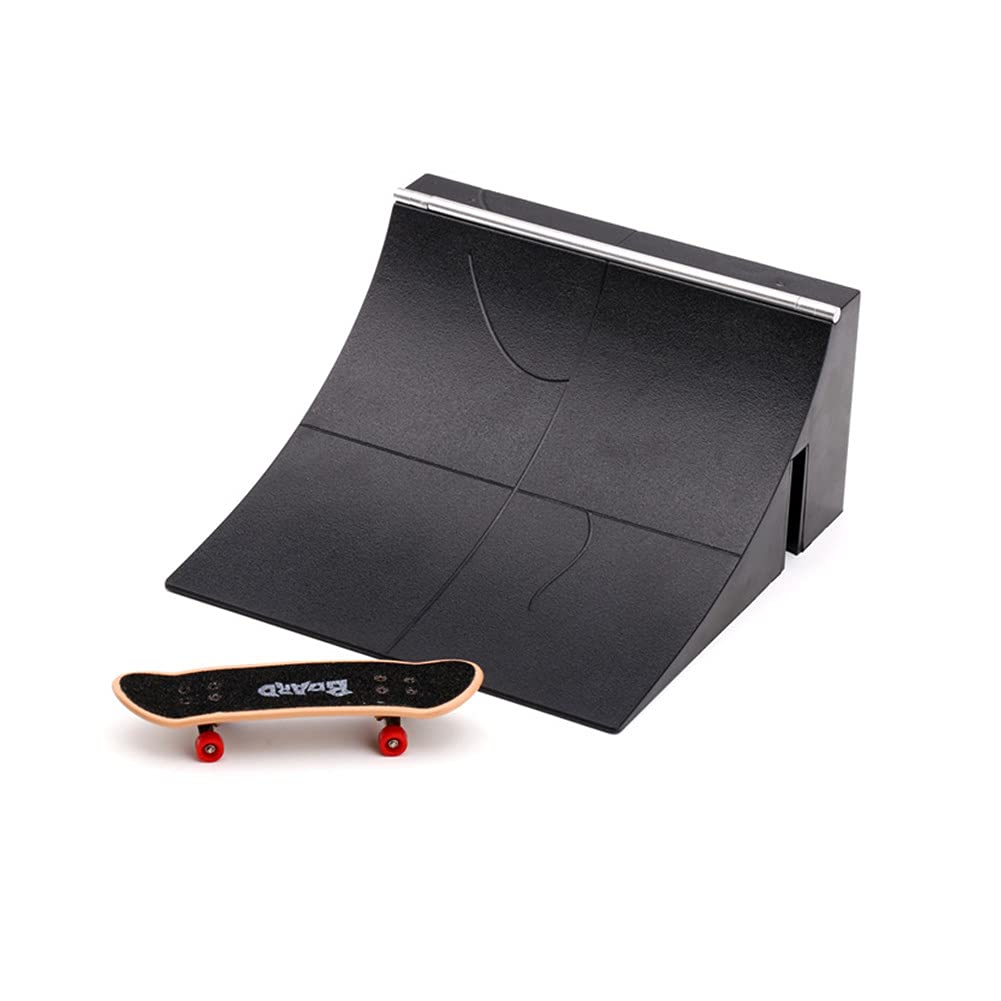 Finger Skate Fingerboard Finger Skate Skateboard Mini Finger Park Kit Finger Skate Park Finger Skateboard Toy Kids Finger Skate Sports Toy (B)