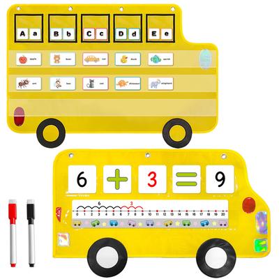 Grafico Visivo Matematico con Lettere per Bambini Giocattoli Montessori Apprendimento Parrocchiale Conteggio Parole Ausilio Didattico Set di Attività Giocattoli Educativi per la Classe