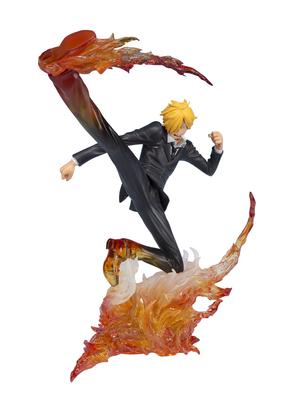 TAMASHII NATIONS Figuarts ZERO ONE PIECE Sanji Devil Style Legs First Class Minced Meat Jambu Premiere 160mm Painted Complete Figure - - (Diable Assi)