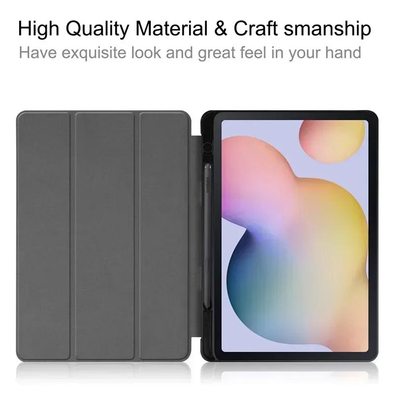 Case For Samsung Galaxy Tab S6 Lite 10.4 Stand Cover for Samsung Tab S6 Lite SM-P613 P615 P620 Pencil Holder Fund