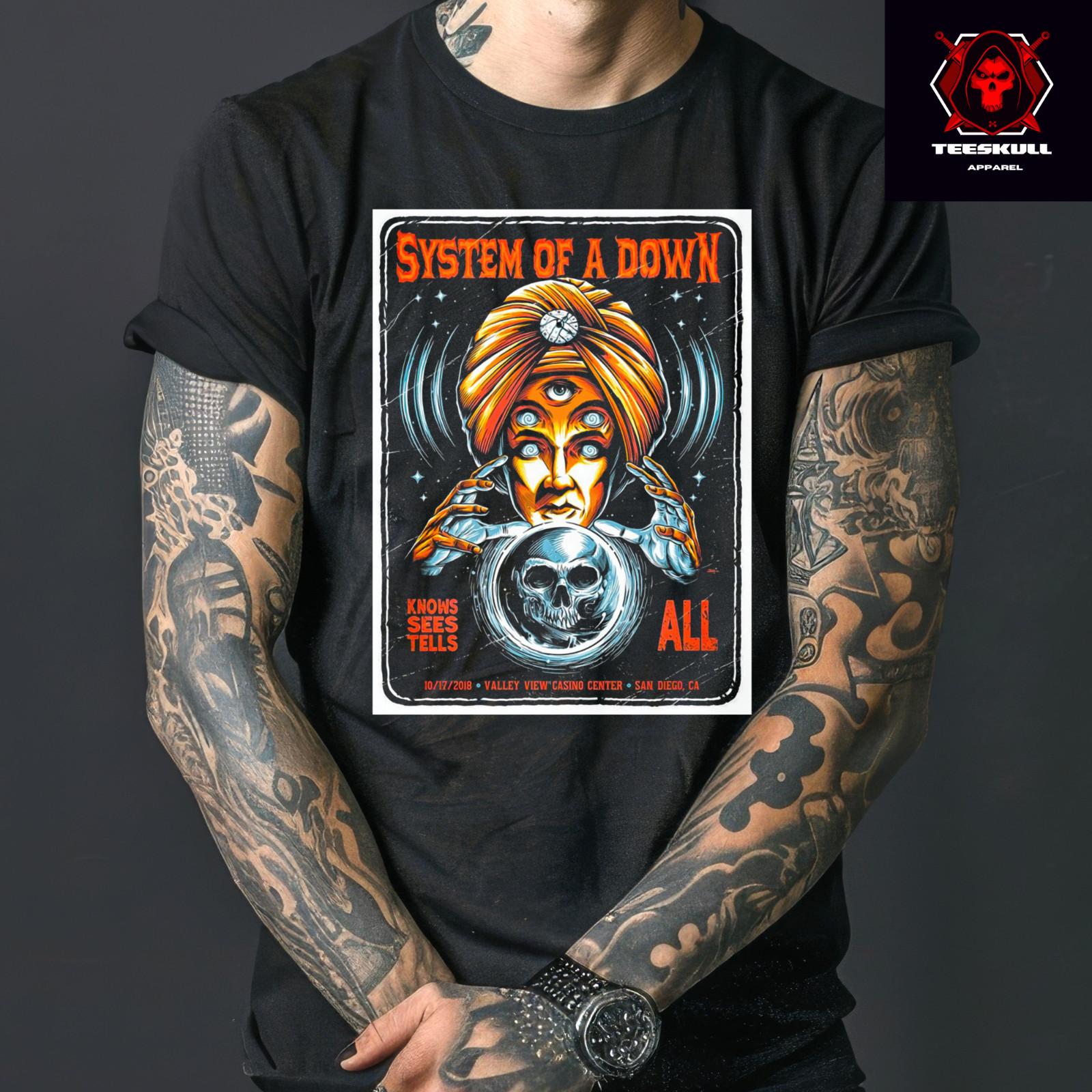

26 System Of A Down Heavy Metal Rock Band Heavy Cotton Unisex T-SHIRT S-3XL Unisex T-Shirt M
