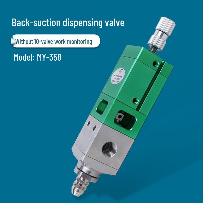 my358 High-Flow Precision Pneumatic Dispensing Valve with Back Suction for High Viscosity Coatings