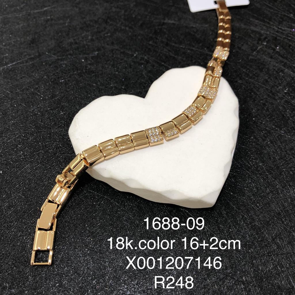 XUPING Jewelry Iced Out Synthetic CZ Colorful Gemstone Artificial Stone Clasp Gold Color Plated Pink Women Heart Tennis Bracelet