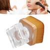 2 Sets Nail Dust Cleansing Brush Soft Hair Exquisite Handle Loose Powder Brush with Storage Box