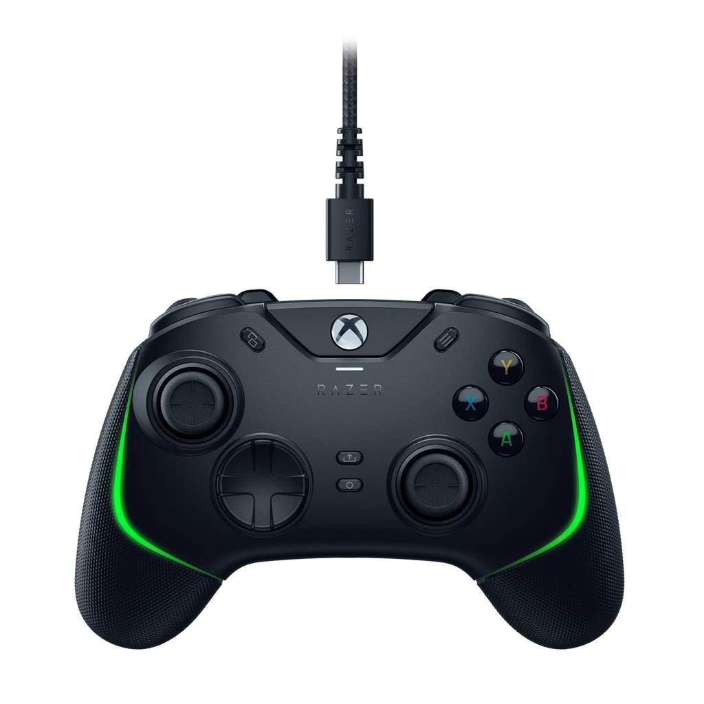 Razer Wolverine V2 Chroma Wired Game Controller for Xbox Series Xbox and PC RGB Lighting Remappable Buttons Triggers Action Buttons Trigger Stop