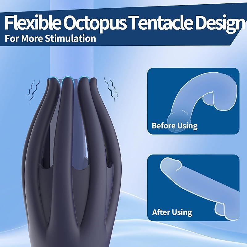 Penis Delay Trainer Exerciser Glans Stimulater Massager Mens Vibrator Male Masturbator Equipment Sex Toys Adult Goods For Men