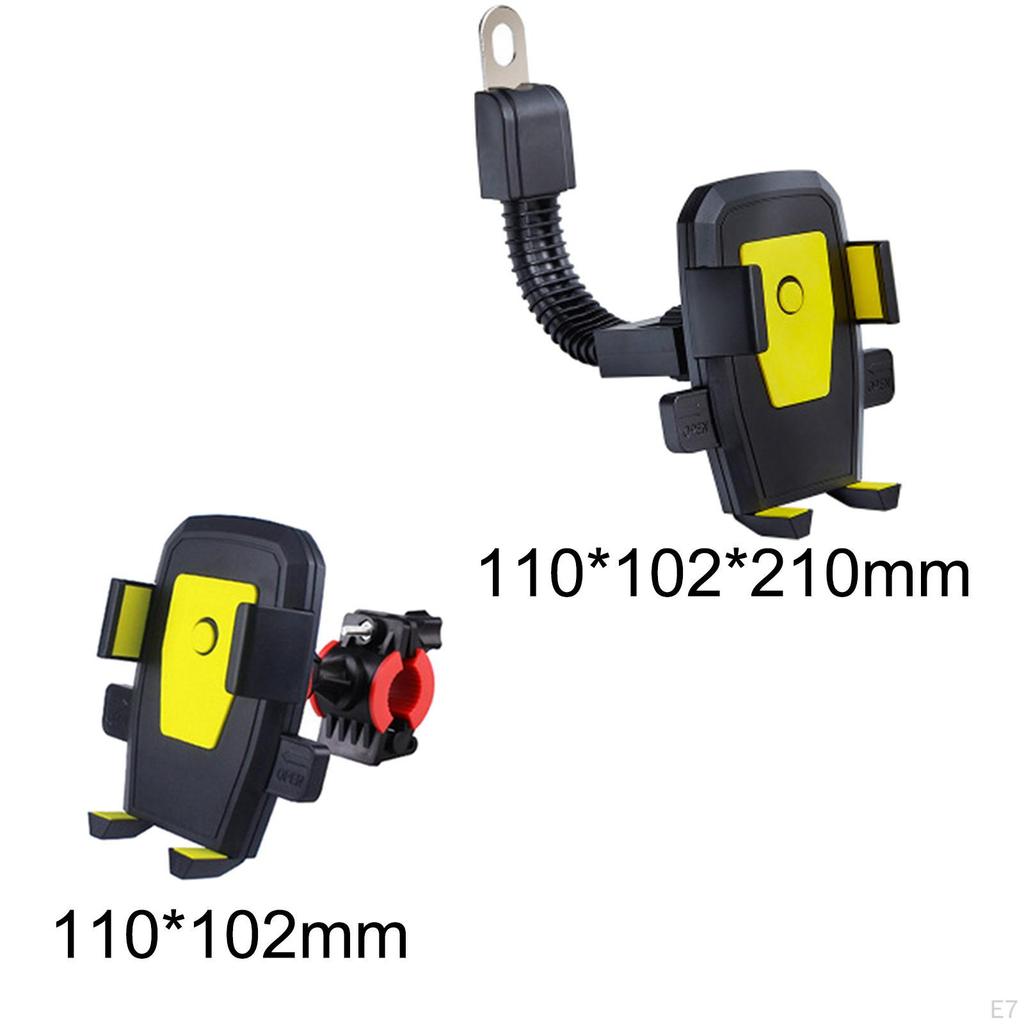 Bike Phone Holder Accessories Rainproof Replacement Sturdy Motorcycle Mount for Bicycle