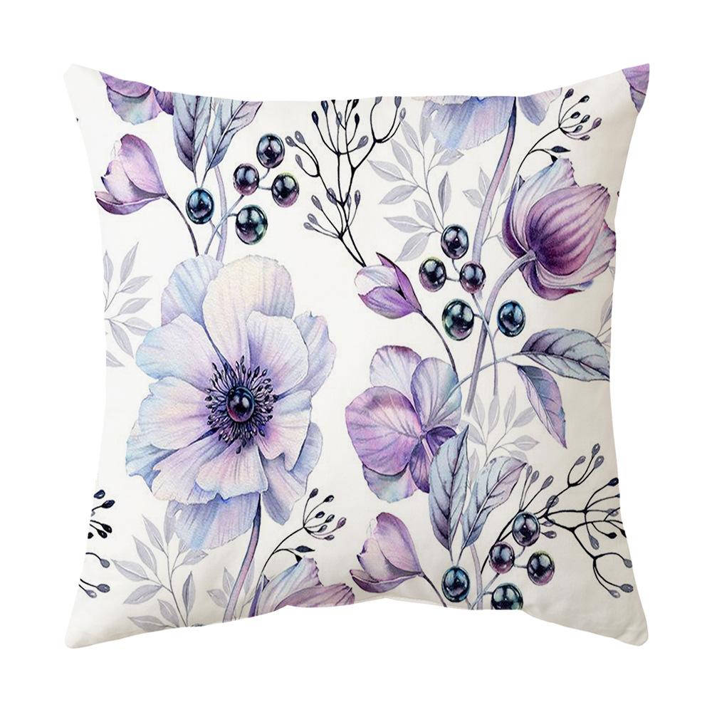 Pillow Cover Sofa Cushion Cover Car Sofa Cushion Cover Peach Skin Velvet