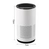 Compact Air Cleaner Anion Air Purifier Lightweight Design Office Air Purifier Quiet Operation Home Air Quality