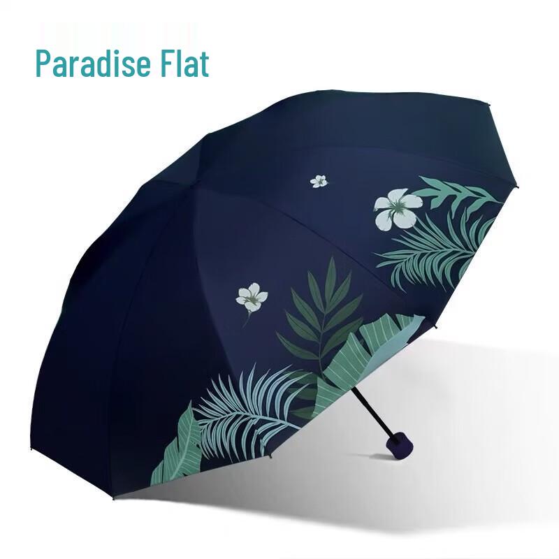 Large Double Automatic 3-Fold All-Weather Umbrella