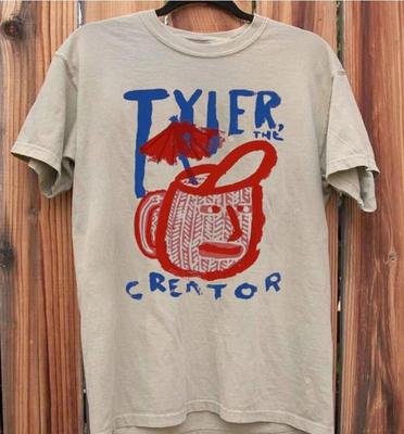 Tyler The Creator trasa koncertowa rap koszulka z krótkim rękawem kolor piaskowy S-5XL Koszulka unisex