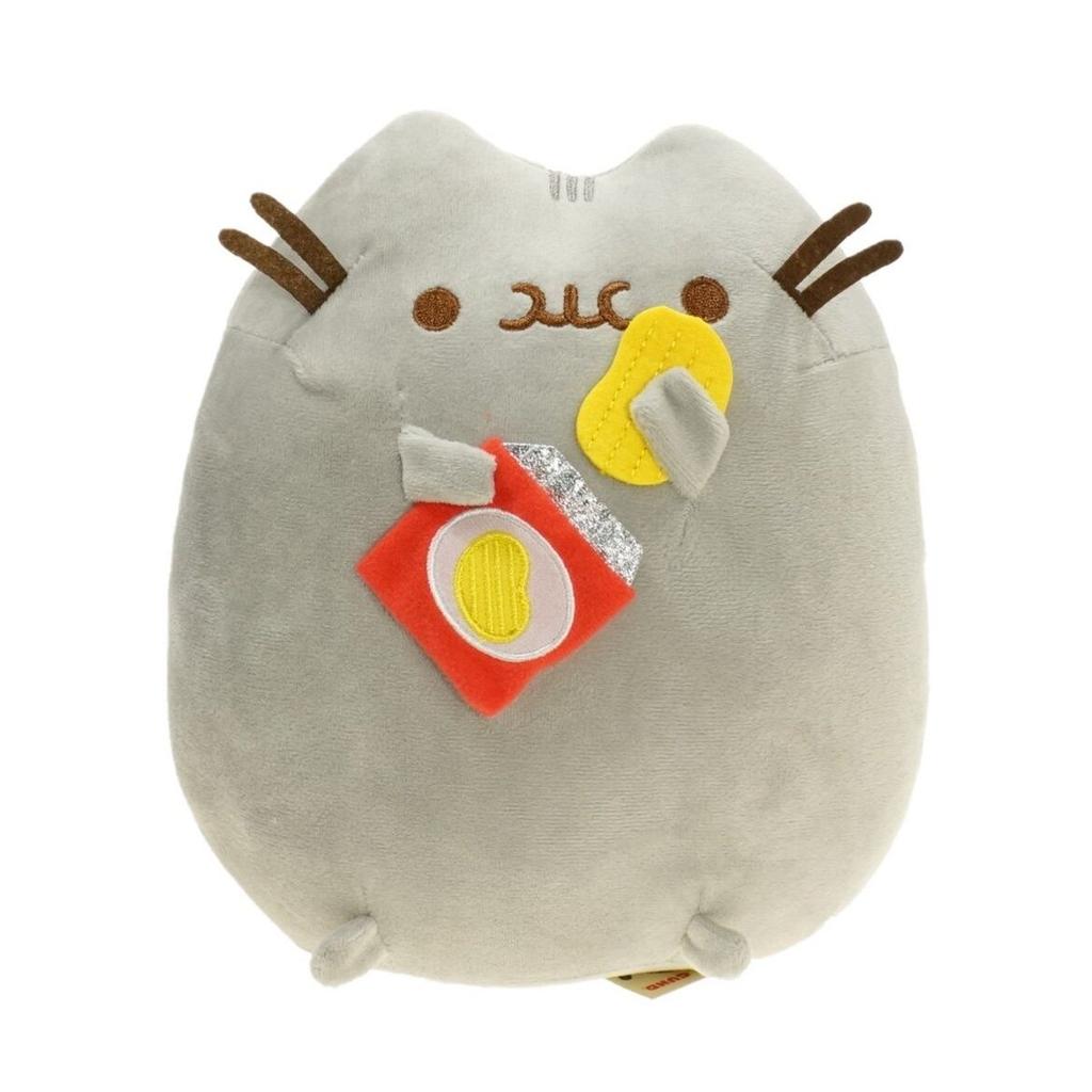 Kawaii Chocolate Cookie Fat Cat Plushie Soft Stuffed Animal Pillow Cat Sandwich Biscuits Ice Cream Doughnuts Pizza Burger Toys