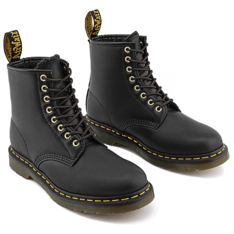 Dr. Martens Klasické Jednoduché Všestranné Módní Krátké Boty Unisex boty Černé 32130001