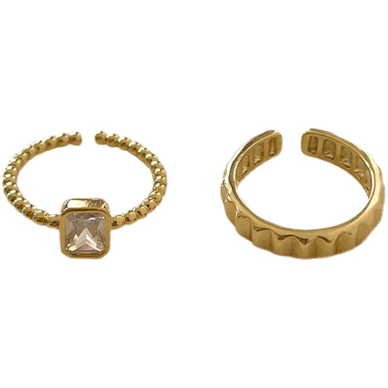 Unique Design Stylish Silver Plated Finger Ring For Women Adjustable And Trendy