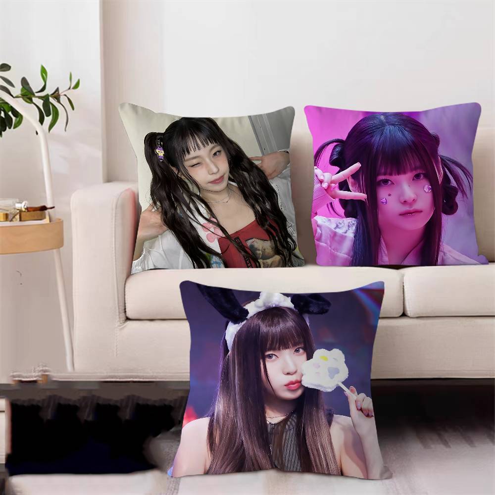 Sänger K-KYUJIN Kissenbezug Toon Geschenk Kissenbezug Schlafzimmer Zuhause Sofa Stuhl Sitz Dekor Kissenbezug