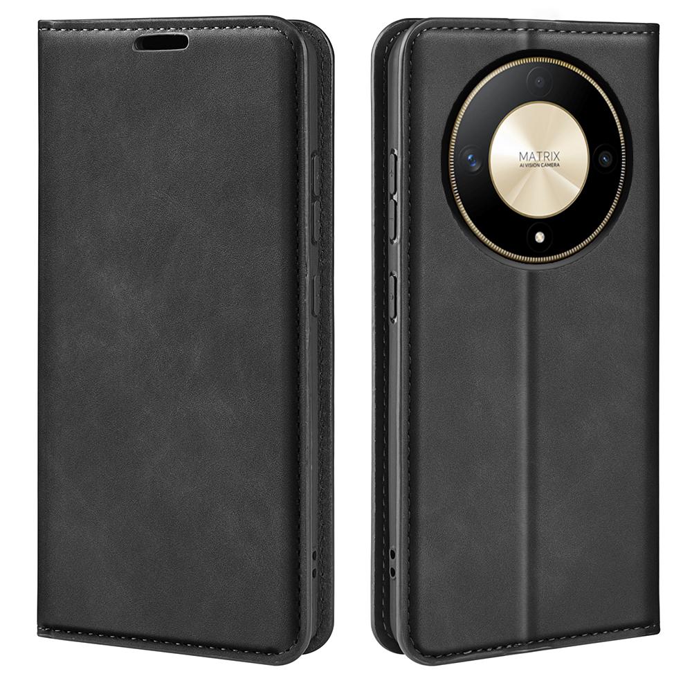 For Honor X50 5G/X9b 5G/Magic6 Lite 5G Case Skin-touch PU Leather Full Body Protective Phone Cover
