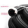1M 3M 5M AN4 AN6 AN8 AN10 AN12 Universal Car Inside CPE Rubber Oil Gas Cooler Fuel Hose Tube Suit Nylon Braided