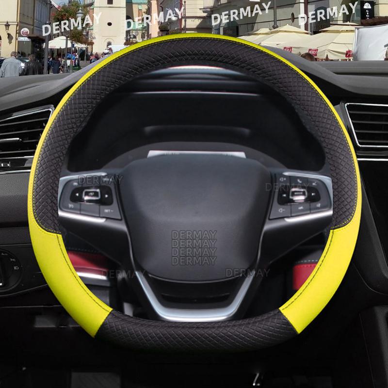for Chery Tiggo 2 Tiggo 7 Tiggo 8 Pro Max Car Steering Wheel Cover 9 Colors PU Leather Non-slip Auto Accessories