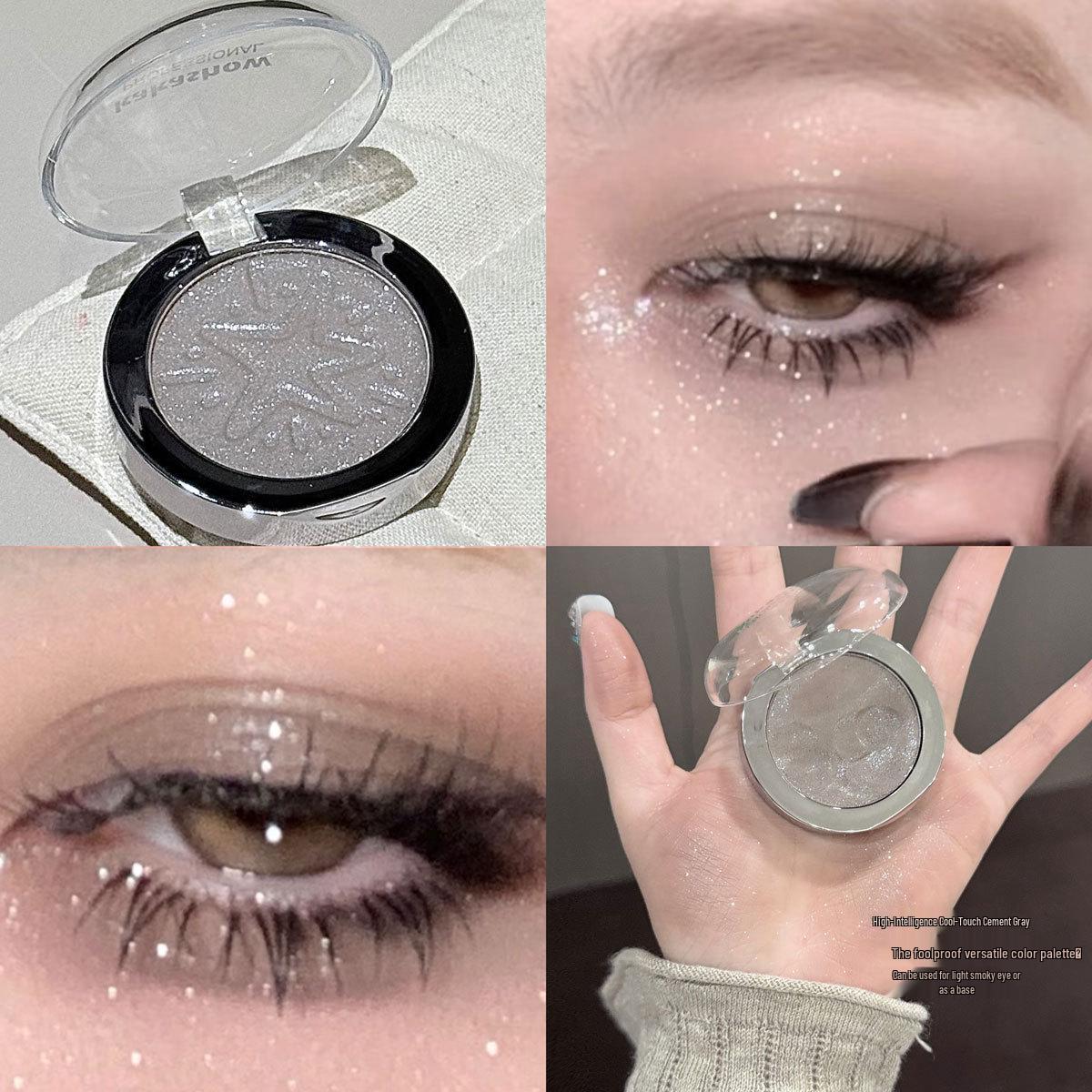 

Kakashow Multi-use Diamond Shimmer Powder Pearls: Bright Crystal Champagne Gold Highlighter & Eyeshadow