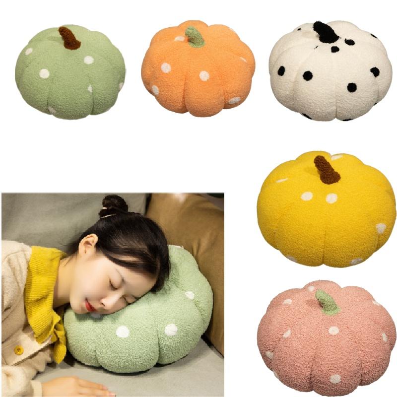 Nordic Style Plush Polka Dot Vegetable Shaped Cushion For Home Decoration