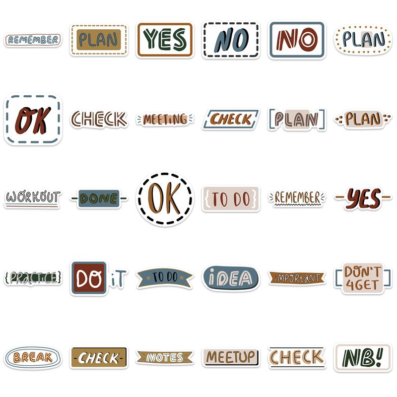 

60 шт. Наклейки для скейтборда, заметки на английском языке, наклейки для скейтборда, экстремальные виды спорта, чемодан на колесиках, гитара, кружка, блокнот, трендовые наклейки