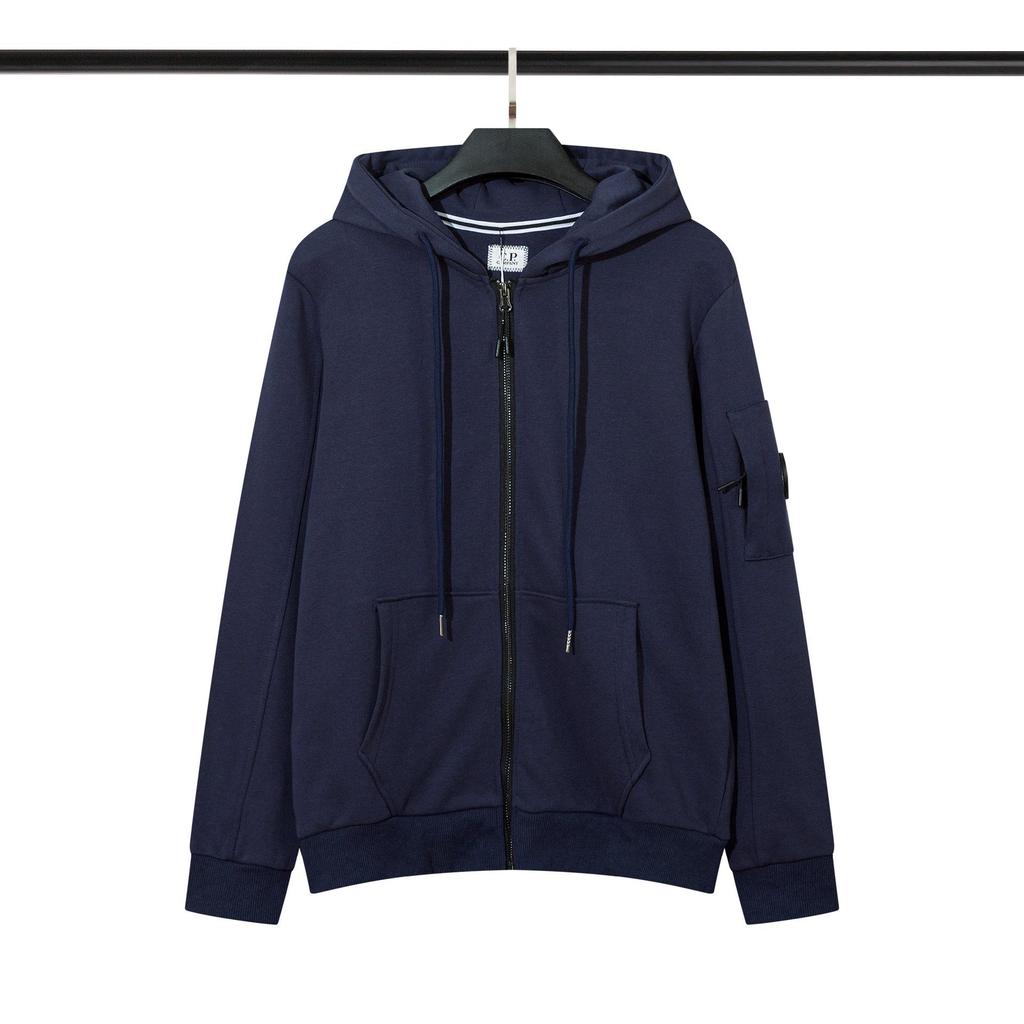 Bluza z kapturem CP - Funkcjonalna kurtka na zamek w stylu europejskim i amerykańskim Trend