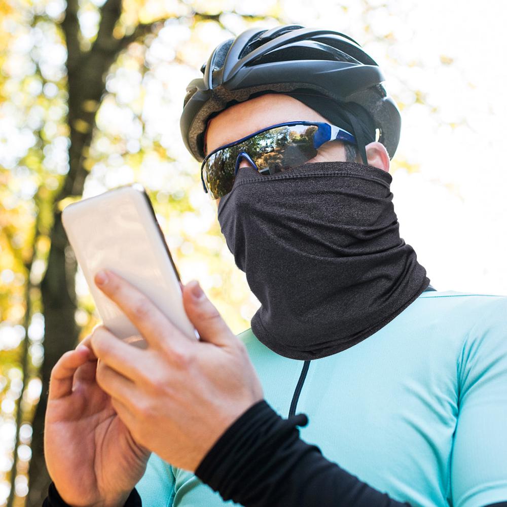 Summer Bandana Breathable Balaclava Neck Cover Cycling Motorcycle Quick Dry Sun Protection Fishing Ice Silk Face Mask Scarf