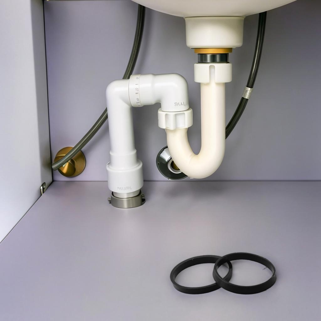 Quality Assured Rubber Washers for Plumbing Sink Pipe Fittings Set of 6