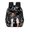 Zaino Scolastico per Bambini con Stampa Cristiano Ronaldo Neymar Leggero Design Ergonomico Studenti Elementari