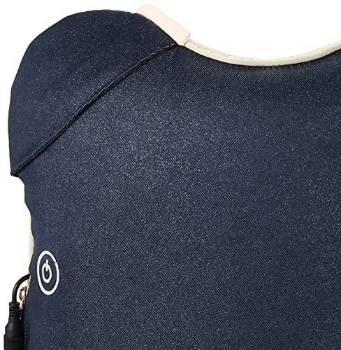 Atex Lourdes Premium Massage Cushion, Double Massage, for VW, AX-HCL288nb, Navy Blue