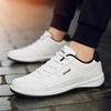 Sale Men 'S Leather Casual Shoes Fashion Sneakers Men Breathable Non -Slip Vulcanized Walking Shoes Big Size 48