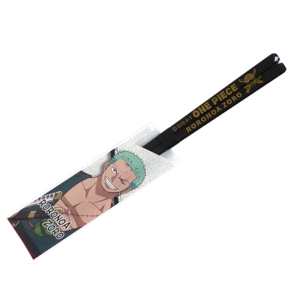 Zoro Straw Hat Pirates Clear Dishwasher Made in 491551 "One Piece" Chopsticks, 23cm, Safe, Japan,