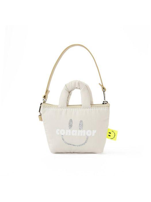 Conamor Monopadded Mini Charm Keyring - Ivory