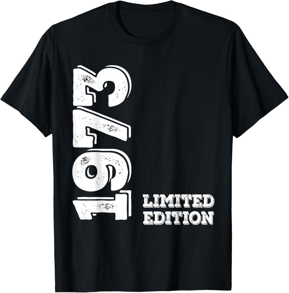 52 YEARS 52ND BIRTHDAY LIMITED EDITION 1973 T-Shirt Women Men Clothing Tops Streetwear Graphic T Shirts Harajuku