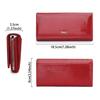 Alligator Pattern Women Genuine Leather Wallet Luxury Brand Cow Leather Female Purse Long Women's Leather Wallets