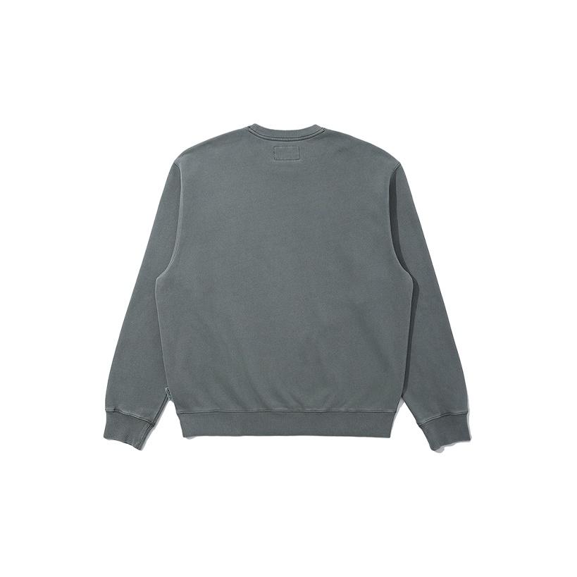Carhartt WIP Embroidered Washed Vintage Pullover Sweatshirt Men Sweatshirts Gray-Green CHXSWA202007F-GRD