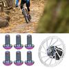 6pcsCelsiusbox M5x10mm   Alloy   Bike   Brake Rotor Disc T25   Screws