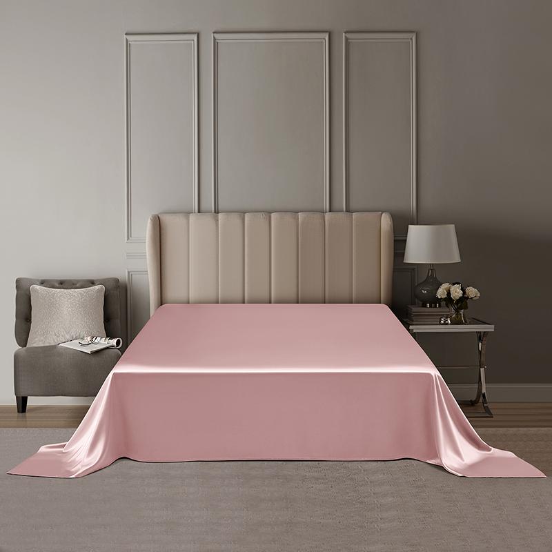 6A Grade 22 Momme Pure Mulberry Silk Flat Sheet Natural Breathable Soft Luxury Bedding