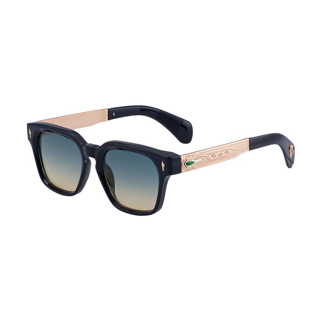 JYL TS Men's Retro Square - Outdoor Unique Sun-Protective Shades ZS-98394
