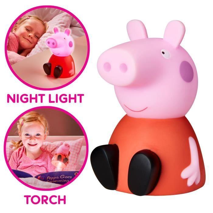 Peppa Pig Veilleuse et lampe torche 2en1 Go Glow Buddy