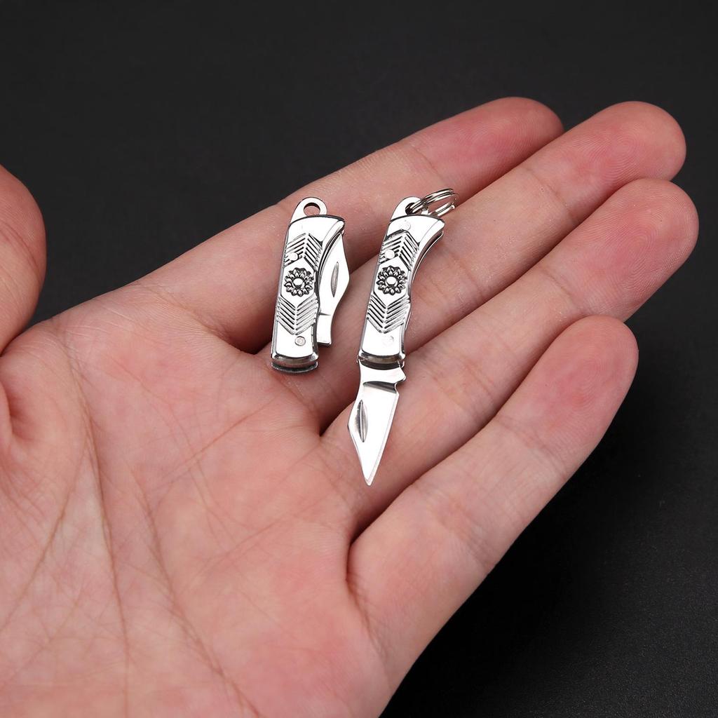 Mini Folding Pocket Keychain Knife - Compact, Portable, and Convenient