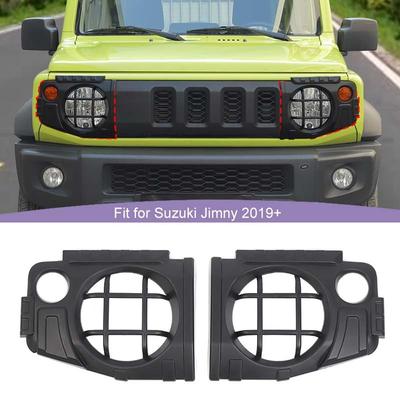 Car ABS Headlight Lights Taillights Decoration Cover Tail Lamps Guard Cover For Suzuki Jimny 2019 Up Car Exterior Accessories