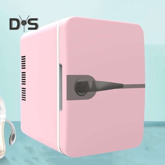 6L Portable Small Refrigerator Energy-saving USB Interface Low Noise Compact Size Portable Beverage Can Cooler Warmer