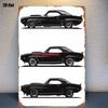Vintage Metal Tin Sign Garage Decor Wall Art Poster
