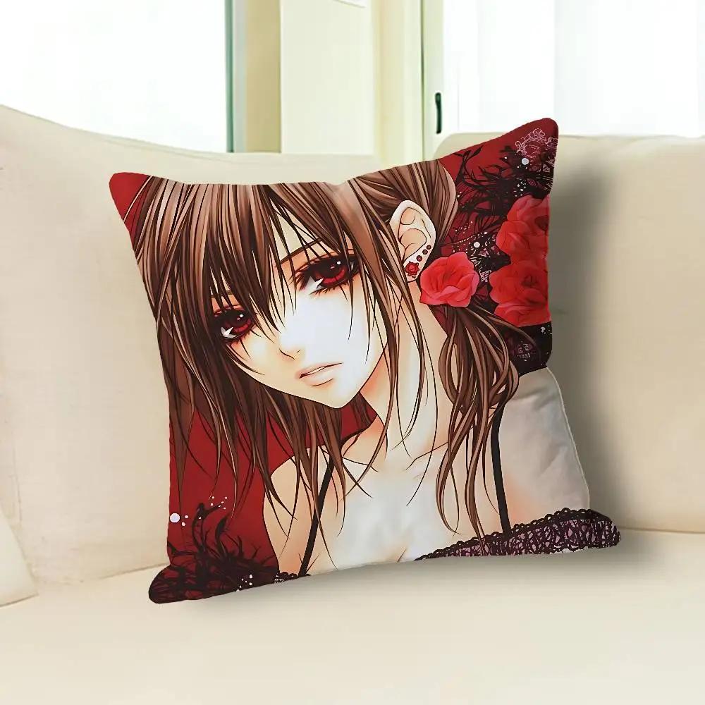 V-Vampire Comics K-Knights Pillow Cases for Bedroom Living Room Sofa Home Decor Polyester Cushion Cover with Zipper
