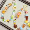Star Person Beaded Phone Charm: Dopamine Color DIY Keyring