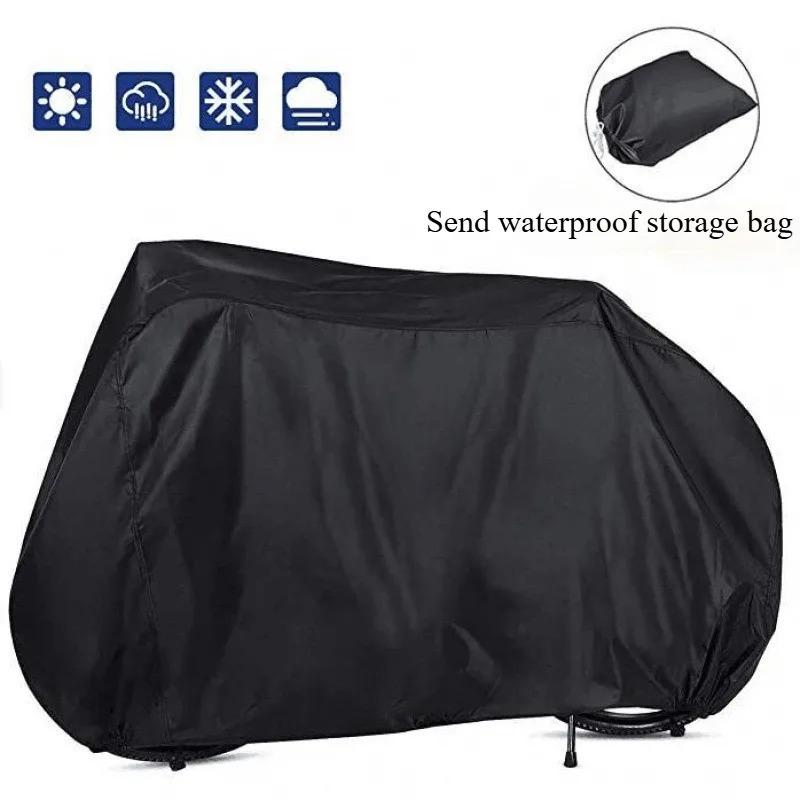 Capa Impermeável para Bicicleta para Bicicleta de Estrada e Mountain Bike, à Prova de Chuva, Poeira, Protetor Solar UV, Capa de Armazenamento para Ciclismo ao Ar Livre