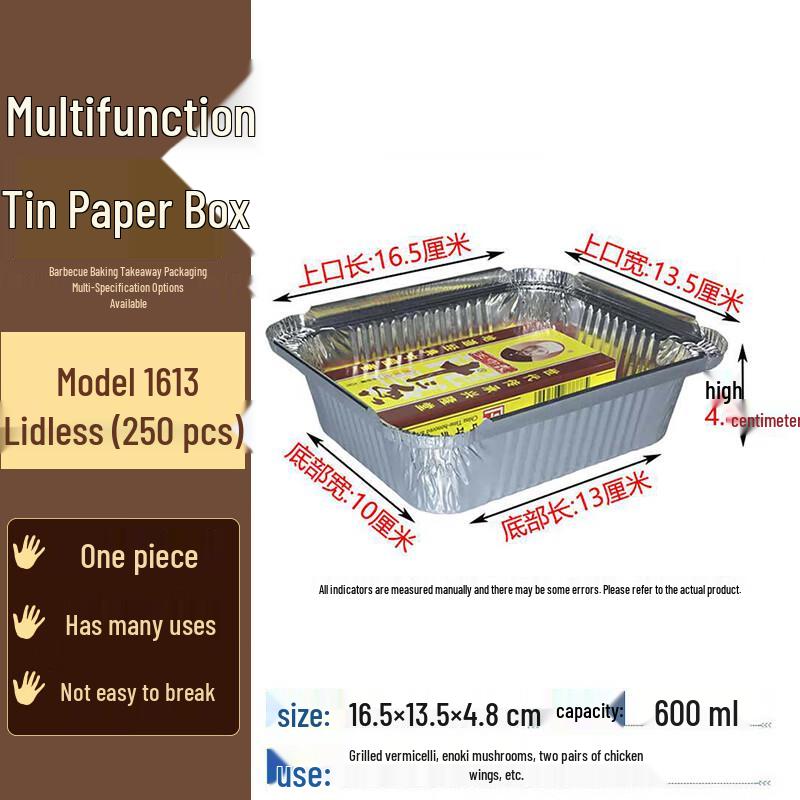 FATTBAO Disposable Aluminum Foil Food Containers